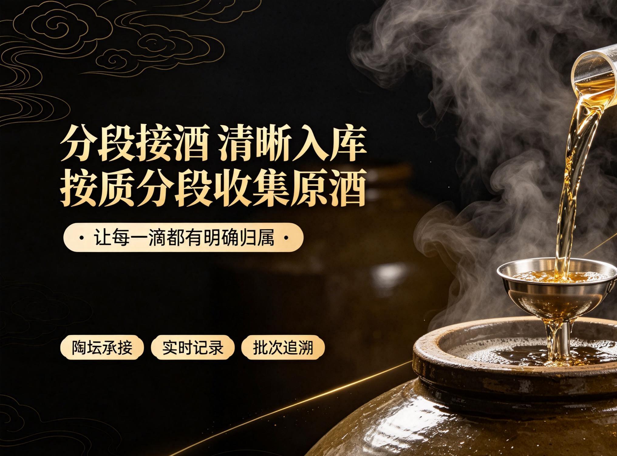 分段摘酒接酒