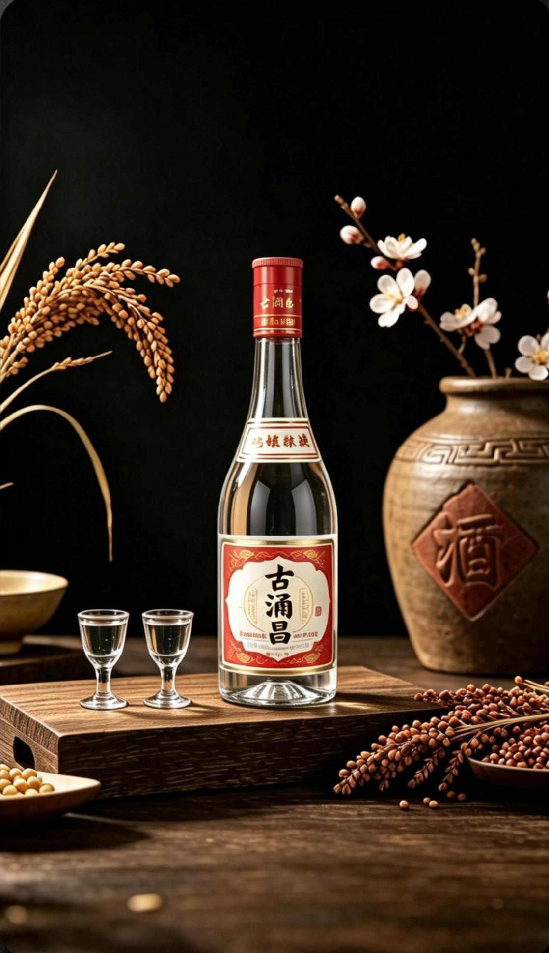 古涌昌光瓶口粮酒